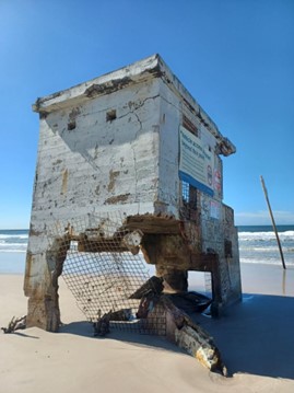 The Bribie Island Fortifications were constructed from 1939 to 1943 as part of the Southeast Queensland systems of defence during the Second World War.