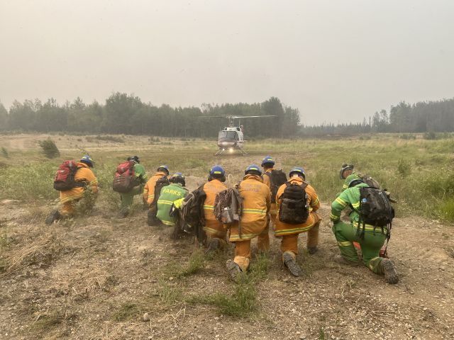 Rangers used their unique landscape fire management skills to help their Canadian counterparts.