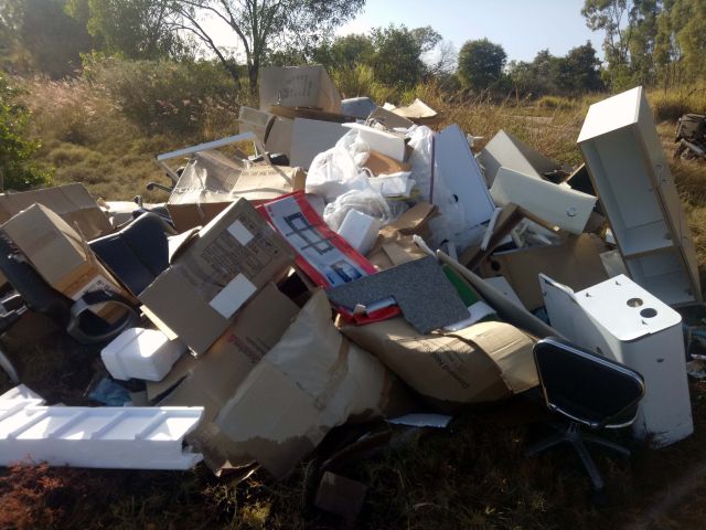 A business received a fine after illegally dumping their waste.