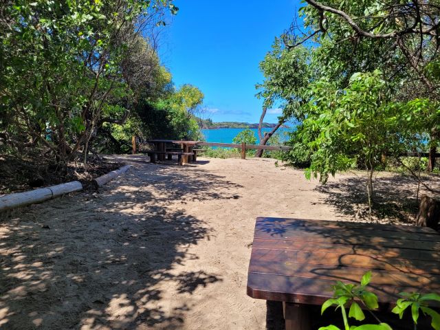 Photo of the upgraded Chance Bay camping area is more environmentally-friendly while providing an enhanced experience for visitors.