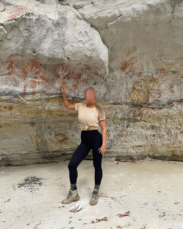 Photo of a woman who was fined for entering a restricted access area.